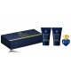 Versace pour Femme Dylan Blue rinkinys moterims (5 ml. EDP + 25 ml. kūno losjonas + 25 ml. dušo gelis)