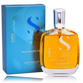 AlfaParf Milano Semi Di Lino Multi-Benefit Oil aliejus garbanotiems plaukams 100 ml.