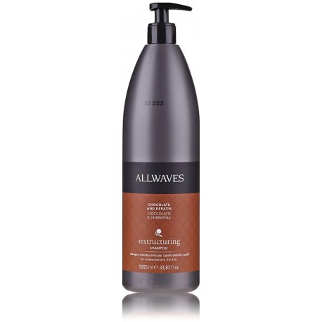 Allwaves Chocolate & Keratin atkuriamasis plaukų šampūnas