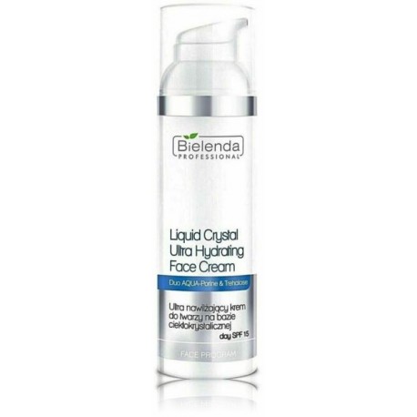 Bielenda Professional Liquid Crystal Ultra Hydrating Face Cream itin drėkinantis veido kremas 100 ml.