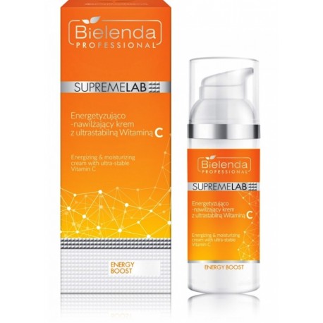 Bielenda Professional Supremelab Energizing Vitamin C energizuojantis veido kremas su vitaminu C 50 ml.