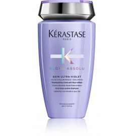 Kérastase Blond Absolu Ultra-Violet atkuriamasis šampūnas šviesiems plaukams