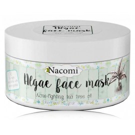 NACOMI Acne Fighting Tea Tree Oil Algae veido kaukė nuo spuogų 42 g.