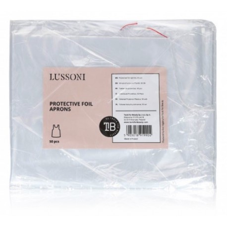 Lussoni Protective Hairdressing Apron vienkartinė prijuostė 50 vnt.