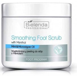 Bielenda Professional Smoothing Foot Scrub gaivinamasis pėdų šveitiklis su mentoliu