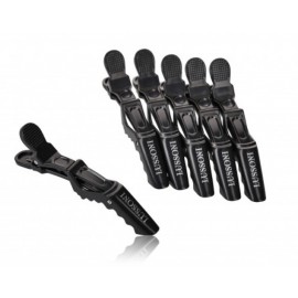 Lussoni Carbon Croc Clips plaukų spaustukai 6 vnt.