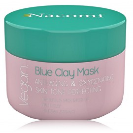 Nacomi Vegan Blue Clay veido kaukė nuo raukšlių 50 ml.