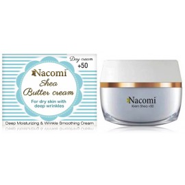 Nacomi Shea Butter 50+ dieninis veido kremas 50 ml.