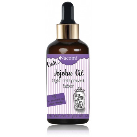 Nacomi Jojoba Oil simondsijų aliejus su pipete 50 ml.