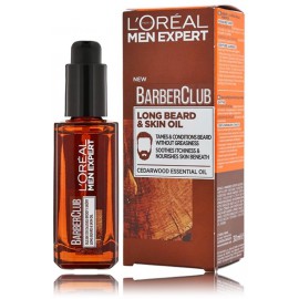 L'oreal Paris Men Expert Barber Club Long Beard & Skin Oil barzdos ir veido aliejus vyrams