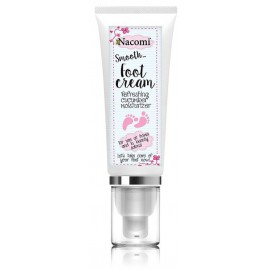 Nacomi Smooth Foot Cream Refreshing Cucumber Moisturizer drėkinantis pėdų kremas