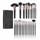 Mimo Tools for Beauty Makeup Brush Black makiažo šepetėlių rinkinys 24 vnt.