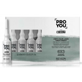 Revlon Professional Pro You The Winner Anti Hair Loss priemonė nuo plakų slinkimo su peptidais 12x6 ml.