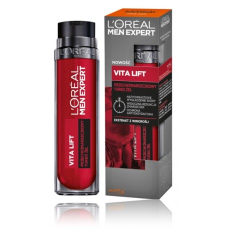 Loreal Paris Men Expert Vitalift Anti-Wrinkle Gel gelis nuo raukšlių vyrams