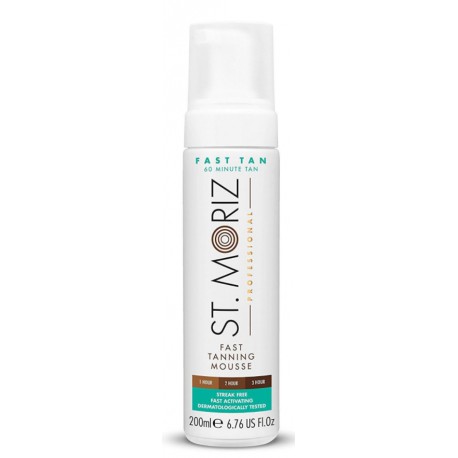 St. Moriz Professional Fast Tanning Mousse greito poveikio savaiminio įdegio putos