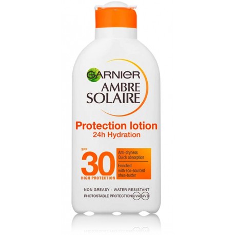 Garnier Ambre Solaire Protection Lotion 24 Hydrating SPF30 drėkinamasis losjonas nuo saulės