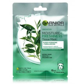 Garnier Skin Naturals Moisture+ Freshness gaivinamoji lakštinė veido kaukė 1 vnt.