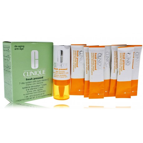 Clinique Fresh Pressed 7-Day System 7 dienų veido priežiūros rinkinys su vitaminu C