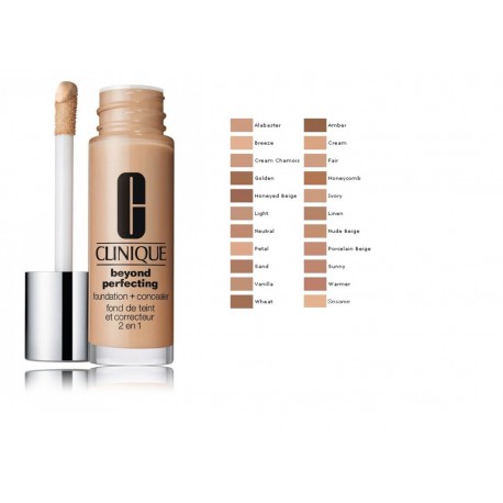 Clinique Beyond Perfecting Foundation + Concealer makiažo pagrindas ir maskuoklis viename