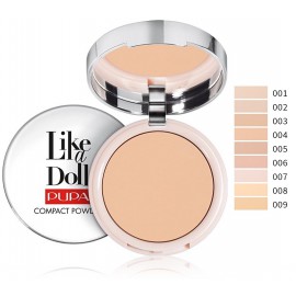 PUPA Like A Doll Nude Skin Compact Powder SPF15 kompaktinė pudra 10 g.