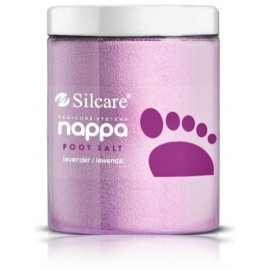 Silcare Nappa Salt Lavender raminanti vonios druska pėdoms