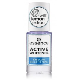 Essence Active Whitener Base Coat Brightening nagų lako pagrindas