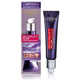 L'Oreal Revitalift Filler Hyaluronic Acid Eye Cream For Face крем для глаз и лица