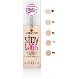 Essence Stay All Day 16H Long-Lasting Make-Up стойкая тональная основа 30 мл.