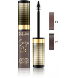 Eveline Brow & Go! Eyebrow Mascara тушь для бровей 6 мл.