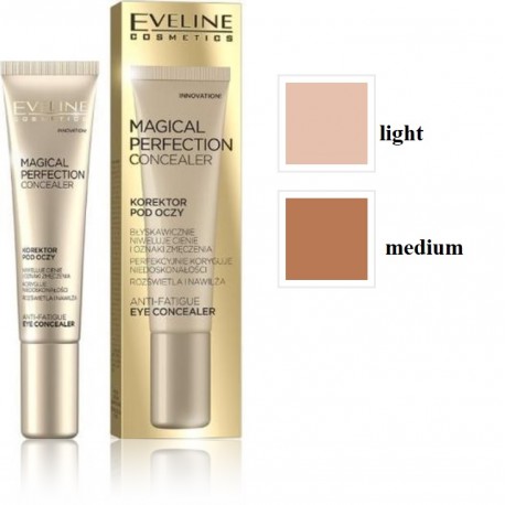 Eveline Magical Perfection Concealer nuovargio požymius paslepiantis maskuoklis paakiams 15 ml.