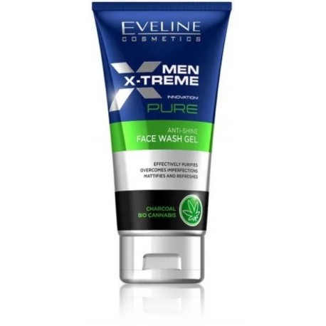 Eveline Men X-Treme Pure Anti-Shine prausiklis riebiai veido odai