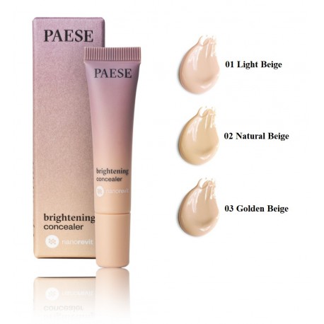 Paese Nanorevit Brightening Concealer skaistinamasis maskuoklis 8,5 ml.