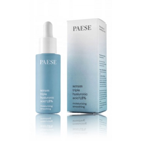 Paese Serum Triple Hyaluronic Acid 1,5% drėkinamasis serumas su hialurono rūgščių kompleksu