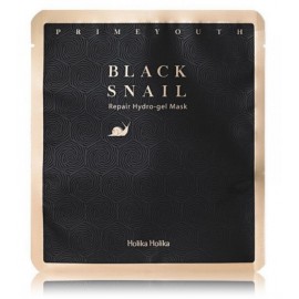 Holika Holika Prime Youth Black Snail Repair Hydro-Gel Mask atkuriamoji lakštinė veido kaukė