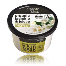 Organic Shop Organic Jasmine & Jojoba Express Volume Hair Mask plaukų kaukė