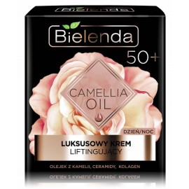 Bielenda Camellia Oil Luxurious Lifting Cream 50+ pakeliamasis veido kremas brandžiai odai