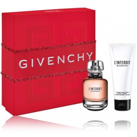 Givenchy L'Interdit набор для женщин (50 мл. EDP + 75 мл. лосьон для тела)