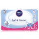 Nivea Baby Soft & Cream drėgnos kūdikių servetėlės