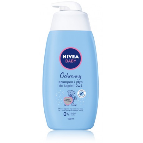 NIVEA Baby 2in1 Protective Shampoo and Bath šampūnas ir vonios putos viename