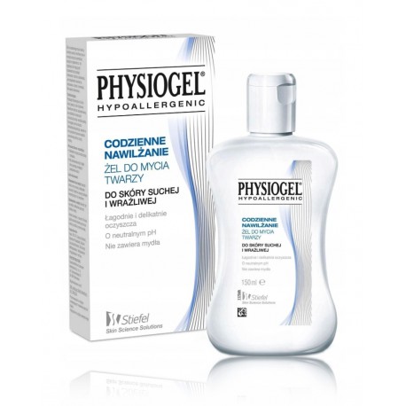 Physiogel Daily Moisture Therapy veido prausimosi gelis sausai ir jautriai odai