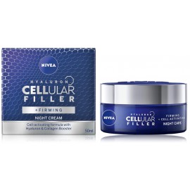 NIVEA Hyaluron Cellular Filler + Firming ночной крем против морщин для лица