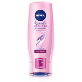 NIVEA Hairmilk Natural Shine atkuriamasis plaukų kondicionierius