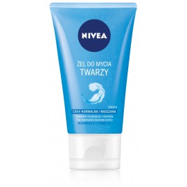 NIVEA Refreshing Face Cleansing Gel veido prausiklis mišriai/ normaliai odai