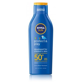 NIVEA Sun Kids Protect & Care SPF50 losjonas nuo saulės vaikams