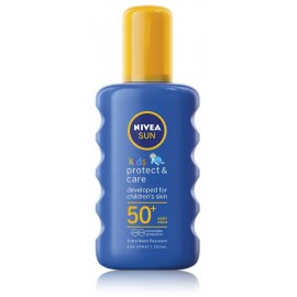 NIVEA Sun Kids Protect & Care SPF50 apsauginis purškiklis nuo saulės vaikams