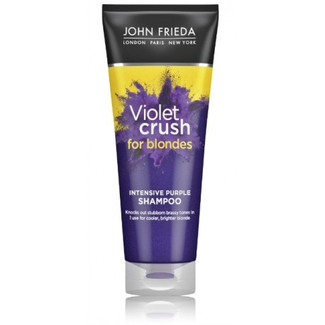 John Frieda Sheer Blonde Violet Crush Intensive Purple Shampoo šampūnas šviesiems plaukams