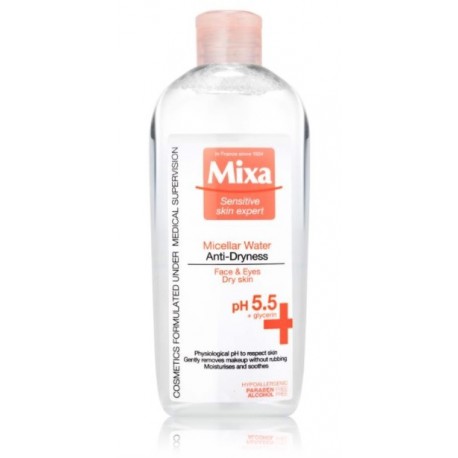 Mixa Anti-Dryness Micellar Water micelinis vanduo sausai/labai sausai odai