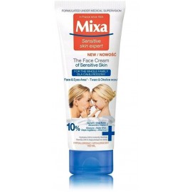 Mixa Sensitive Skin veido kremas jautriai odai