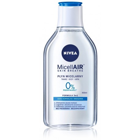 NIVEA MicellAir Skin Breathe Nourishing micelinis vanduo normaliai ir mišriai odai