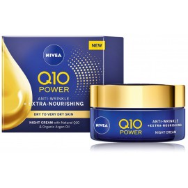 NIVEA Q10 Power Anti-Wrinkle & Extra Nourishing naktinis veido kremas